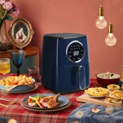 Taylor Swoden Marina - Friggitrice Ad Aria Senza Olio 8 In 1 Con Pannello Touch A LED. Cestello Interno Antiaderente Da 4.2L, Ideale Per Una Famiglia Da 4/6 Persone. Potenza Da 1400w, Color Blu 7 Taylor Swoden Marina - Friggitrice Ad Aria Senza Olio 8 In 1 Con Pannello Touch A LED. Cestello Interno Antiaderente Da 4.2L, Ideale Per Una Famiglia Da 4/6 Persone. Potenza Da 1400w, Color Blu -Rowenta Negozio 72603500 3