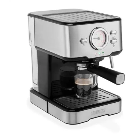 Princess Macchina Caffe' Espresso 4 In 1 Capsule Cialde E Macinato Con Montalatte 1.5 Lt 2 Princess Macchina Caffe' Espresso 4 In 1 Capsule Cialde E Macinato Con Montalatte 1.5 Lt - immagine 2