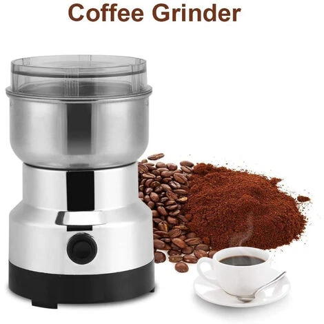 Macina Caffe Macinino Elettrico 200W Spezie Legumi Macinacaffe Lame SH-668 2 Macina Caffe Macinino Elettrico 200W Spezie Legumi Macinacaffe Lame SH-668 - immagine 2