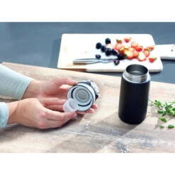 Leifheit 03243 Tazza Da Viaggio 350 Ml Nero Acciaio Inossidabile -Rowenta Negozio 76021898 4