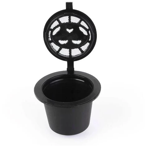 6 Pezzi Riutilizzabili Tazza Di Capsule Di Caffè Con Cucchiaio Pennello Nero Ricaricabile Capsule Di Caffè Ricarica Filtro Stoviglie Regalo 1 6 Pezzi Riutilizzabili Tazza Di Capsule Di Caffè Con Cucchiaio Pennello Nero Ricaricabile Capsule Di Caffè Ricarica Filtro Stoviglie Regalo