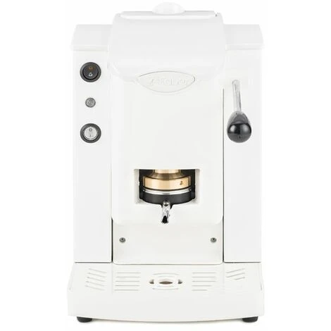 Faber Slot Plast Basic - Macchina Per Caffe Con Pressacialda In Ottone - Telaio In Metallo Bianco E Frontale In Policarbonato Bianco - FABSPBIABBASOTT 1 Faber Slot Plast Basic - Macchina Per Caffe Con Pressacialda In Ottone - Telaio In Metallo Bianco E Frontale In Policarbonato Bianco - FABSPBIABBASOTT