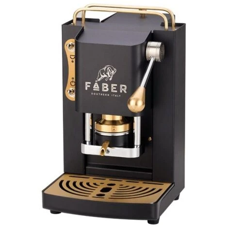 Faber Macchina Da Caffe A Cialde Pro Mini Deluxe Mat Black - FABPROMINIBLACKBASOT 1 Faber Macchina Da Caffe A Cialde Pro Mini Deluxe Mat Black - FABPROMINIBLACKBASOT