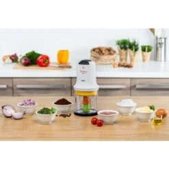 Moulinex AT723110 Multi Moulinette 6-in-1, 500 W, 0.5 Litri, Di Plastica, 2 Velocità, Bianco -Rowenta Negozio 78985991 3