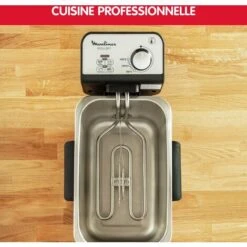 Moulinex Easy Pro 3 L-Freidora Classica, 2300 W, 2 Piani Di Cottura, Termostato Regolabile, 2 L/600 G), Colore: Argento -Rowenta Negozio 78990508 5