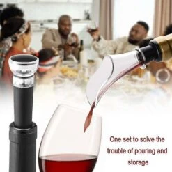 Aeratore Per Vino Da 1 Pezzo E Tappo Per Vino Da 1 Pezzo Vuoto D'aria Antigoccia Riutilizzabile Tappo Del Vino In Silicone Aspiratore D'aria Per Vino Rosso Champagne 7 Aeratore Per Vino Da 1 Pezzo E Tappo Per Vino Da 1 Pezzo Vuoto D'aria Antigoccia Riutilizzabile Tappo Del Vino In Silicone Aspiratore D'aria Per Vino Rosso Champagne -Rowenta Negozio 81291569 3