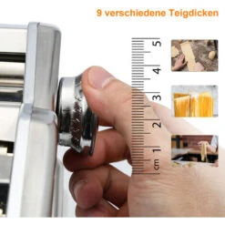 Randaco Macchina Per La Pasta In Casa - Lasagne Fettuccine E Tagliolini Argento 9 Randaco Macchina Per La Pasta In Casa - Lasagne Fettuccine E Tagliolini Argento -Rowenta Negozio 81307651 5