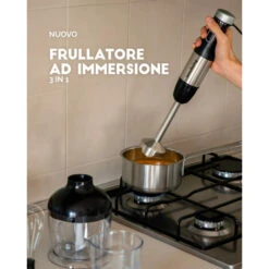 Frullatore Ad Immersione 3in1 Kit, 700W, Accessori In Acciaio Inossidabile, Innoliving INN-698 -Rowenta Negozio 81463334 3