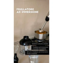 Frullatore Ad Immersione 3in1 Kit, 700W, Accessori In Acciaio Inossidabile, Innoliving INN-698 -Rowenta Negozio 81463334 4