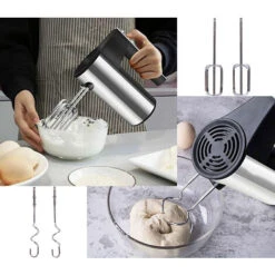 Sbattitore Elettrico 300W Miscelatore Con Base Da Cucina 5 Velocita CX66292 -Rowenta Negozio 82684373 4