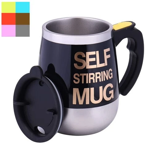 Tazza Automescolante Elettrica Coperchio Mixer Frullatore Caffe Cappuccino Te 1 Tazza Automescolante Elettrica Coperchio Mixer Frullatore Caffe Cappuccino Te