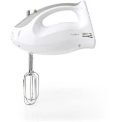 Nedis Frullatore 200 W Impostazione A 5 Velocità Funzione Turbo 2 Battitori / 2 Dough Ganci Bianco / Grigio