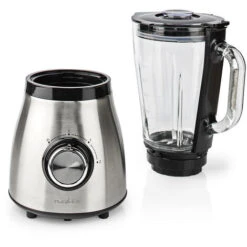 Nedis Frullatore A Immersione 800 W 1.5 L Vetro Impostazione A 2 Velocità Argento / Nero -Rowenta Negozio 85339678 4