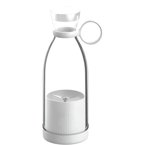 Frullatore Portatile Mini Juice Bottiglia Per Smoothie Ricaricabile Portatile Colore: Bianco 1 Frullatore Portatile Mini Juice Bottiglia Per Smoothie Ricaricabile Portatile Colore: Bianco