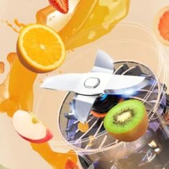 Frullatore Portatile Mini Juice Bottiglia Per Smoothie Ricaricabile Portatile Colore: Bianco 7 Frullatore Portatile Mini Juice Bottiglia Per Smoothie Ricaricabile Portatile Colore: Bianco -Rowenta Negozio 85490265 4