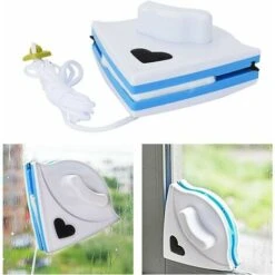 Tergicristallo Per Vetri A Doppia Faccia, Lavavetri Magnetico Per Vetri A Doppia Faccia(blu) -Rowenta Negozio 86170291 4