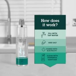 Beldray BEL01121-VDEEU7 Spray Spazzolone Antibac Con Grilletto, Disinfettante Per La Casa, Testa Spazzolone Biadesivo, Cartucce Riutilizzabili Da 400 ML, Con Mini Spruzzatore E Spatola -Rowenta Negozio 86652980 5