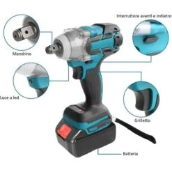 Trapano Avvitatore A Doppia Batteria Ad Impulsi Litio 20V Con Valigetta POB-280 -Rowenta Negozio 86814948 4