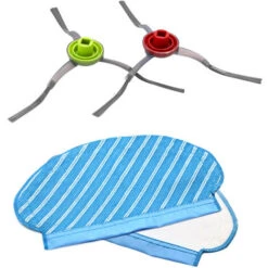 Set Di Panno Per Mocio Con Spazzola Filtro Confezione Da 5 Kit Accessori Di Ricambio Per Aspirapolvere Ecovacs Deebot Ozmo 920 950 Include 1 Spazzola Rotante 2 Spazzole Laterali 1 Filtro 1 Tampone Per -Rowenta Negozio 86853922 5