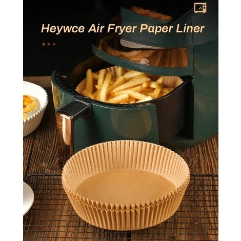 Set 100 Pezzi Carta Da Forno Per Friggitrice Ad Aria Fodere Monouso 16x4,5 Cm 3 Set 100 Pezzi Carta Da Forno Per Friggitrice Ad Aria Fodere Monouso 16x4,5 Cm - immagine 3