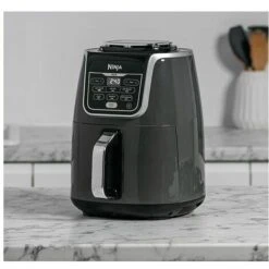 Ninja AF160EU Friggitrice Ad Aria 6 Funzioni Di Cottura Antiaderente 1750 W 5.2 Litri Piastra Rivestita In Ceramica Nero -Rowenta Negozio 88707150 3