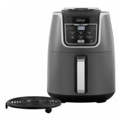 Ninja AF160EU Friggitrice Ad Aria 6 Funzioni Di Cottura Antiaderente 1750 W 5.2 Litri Piastra Rivestita In Ceramica Nero -Rowenta Negozio 88707150 5