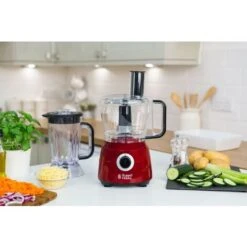 Russell Hobbs Robot Da Cucina, Ciotola 2.5 L, Gancio Impastatrice Incluso, Frullatore Elettrico (+bicchiere 1.5 L), Accessorio Per Emulsioni, 600 W, 1.5 L, 2 Velocita', Desire Rosso, 24730-56 9 Russell Hobbs Robot Da Cucina, Ciotola 2.5 L, Gancio Impastatrice Incluso, Frullatore Elettrico (+bicchiere 1.5 L), Accessorio Per Emulsioni, 600 W, 1.5 L, 2 Velocita', Desire Rosso, 24730-56 -Rowenta Negozio 89656145 5