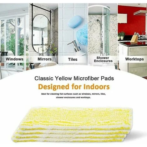 Set Di 4 Panni In Microfibra Wv Per Lavavetri Karcher Wv 2 Plus N, Wv 2 Premium, Wv 5 Plus N, Wv 5 Premium, Wv6 Plus 2 Set Di 4 Panni In Microfibra Wv Per Lavavetri Karcher Wv 2 Plus N, Wv 2 Premium, Wv 5 Plus N, Wv 5 Premium, Wv6 Plus - immagine 2