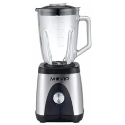 Buck Muvip 1300w 1,5l Frullatore A Caraffa - 2 Velocità - Corpo E Lame In Acciaio Inox - Funzione Tritaghiaccio - Blocco Di Sicurezza - Blocco Di Sicurezza