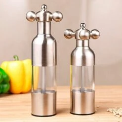 Macina Sale Pepe, Macina Sale Pepe In Acciaio Inox Da Cucina Fatto A Mano Regolabile Grande -Rowenta Negozio 91188132 5