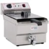 Friggitrice Elettrica Professionale 13 Litri Singola Vasca In Acciaio Inox Per Pub Bar Ristoranti Da Banco
