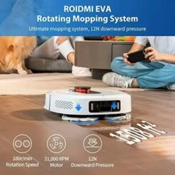 Roidmi EVA Base Cleaning Robot (Bianco) -Rowenta Negozio 91927111 5