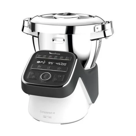 Moulinex HF8098 Companion XL, Robot Da Cucina Multifunzione, 12 Programmi Automatici, 6 Accessori, Recipiente 3L, Intervallo Di Temperatura Da 30 °C A 150 °C, Ricettario: 300 Idee Per Ricett 1 Moulinex HF8098 Companion XL, Robot Da Cucina Multifunzione, 12 Programmi Automatici, 6 Accessori, Recipiente 3L, Intervallo Di Temperatura Da 30 °C A 150 °C, Ricettario: 300 Idee Per Ricett