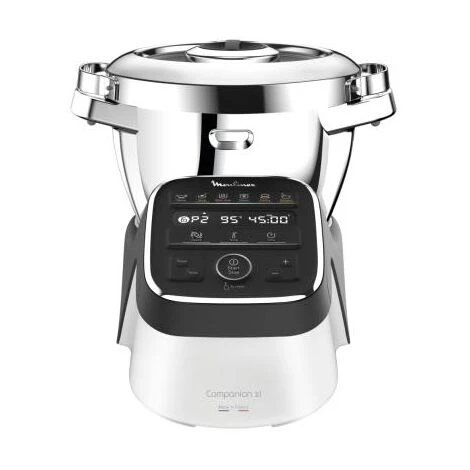 Moulinex HF8098 Companion XL, Robot Da Cucina Multifunzione, 12 Programmi Automatici, 6 Accessori, Recipiente 3L, Intervallo Di Temperatura Da 30 °C A 150 °C, Ricettario: 300 Idee Per Ricett 2 Moulinex HF8098 Companion XL, Robot Da Cucina Multifunzione, 12 Programmi Automatici, 6 Accessori, Recipiente 3L, Intervallo Di Temperatura Da 30 °C A 150 °C, Ricettario: 300 Idee Per Ricett - immagine 2