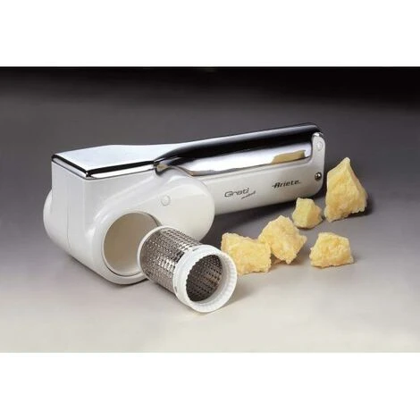 Ariete GRATÌ METAL Grattugia Elettrica Acciaio Inossidabile, Bianco 4 Ariete GRATÌ METAL Grattugia Elettrica Acciaio Inossidabile, Bianco - immagine 4