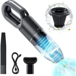 None Aspirapolvere Portatile Senza Fili Ricaricabile 120w 8500pa Per Casa, Capelli E Bagnato -Rowenta Negozio 93111190 3