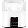 Scaldabiberon Con Display A LED Scaldalatte Doppio Biberon 6 In 1 Per Sterilizzazione E Timer Per Latte Materno/formula/pappe Per Bambini, Spina Europea Bianco