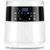 Aigostar White Cube - Friggitrice Ad Aria 7L 1900W, Friggitrice Senza Oilo 5-in-1, 7 Funzioni Preimpostate Con Schermo LED Cestello Removibile Anti Aderente, Mantenimento Calore, 20 Ricette Senza BPA