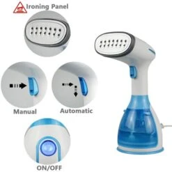 Piroscafo Portatile 1500W 280ML, Piroscafo Portatile Riscaldamento Rapido Piroscafo Tenuto In Mano -Rowenta Negozio 95548316 3