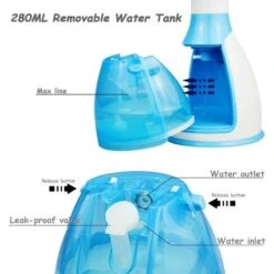 Piroscafo Portatile 1500W 280ML, Piroscafo Portatile Riscaldamento Rapido Piroscafo Tenuto In Mano -Rowenta Negozio 95548316 4