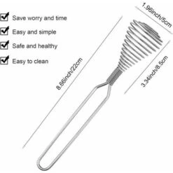 GTA Mixer Varietà Acciaio Inossidabile Molla A Spirale Frusta A Filo Frusta Crema Frullino Per Le Uova Salsa Per Crema Sbattitore A Mano Accessori Per Utensili Da Cucina -Rowenta Negozio 95743458 3