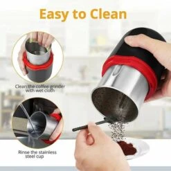 Macinacaffè Elettrico Da 150 W, Macinacaffè, Capacità 120 G, Con Spazzola Per La Pulizia, Cucchiaio 2 In 1 E Pressino (nero) 8 Macinacaffè Elettrico Da 150 W, Macinacaffè, Capacità 120 G, Con Spazzola Per La Pulizia, Cucchiaio 2 In 1 E Pressino (nero) -Rowenta Negozio 96191284 4