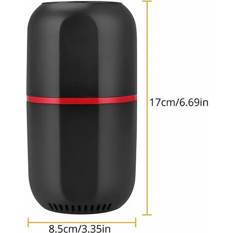 Macinacaffè Elettrico Da 150 W, Macinacaffè, Capacità 120 G, Con Spazzola Per La Pulizia, Cucchiaio 2 In 1 E Pressino (nero) 5 Macinacaffè Elettrico Da 150 W, Macinacaffè, Capacità 120 G, Con Spazzola Per La Pulizia, Cucchiaio 2 In 1 E Pressino (nero) - immagine 5