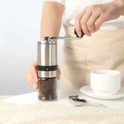 Macinacaffè Manuale Con Macinatura Regolabile - Macinatura Rapida Portatile, Impostazioni Multiple Di Grossolanità, Per Gli Amanti Del Caffè -Rowenta Negozio 96215367 5