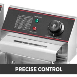 VEVOR Friggitrice Elettrica Con Doppio Serbatoio In Acciaio Inossidabile 560 X 430 X 310 Mm Friggitrice Ad Olio 5000 W Friggitrice Elettrica Con Coperchi Rimovibili 50 200°C Friggitrice Per Friggere -Rowenta Negozio 96461638 4