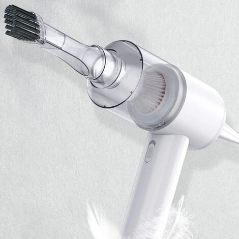 Aspirapolvere E Soffiatore D'aria Senza Fili 2 In 1 2000PA Mini Collettore Di Polveri Portatile Per Interni Auto Da Ufficio A Casa (nero) 3 Aspirapolvere E Soffiatore D'aria Senza Fili 2 In 1 2000PA Mini Collettore Di Polveri Portatile Per Interni Auto Da Ufficio A Casa (nero) - immagine 3