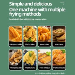 Friggitrice Elettrica Domestica 220V / 1000W Riscaldatore Automatico Incorporato In Acciaio Inossidabile Da 2,5 Litri You Tiao Macchina Per Patatine Fritte -Rowenta Negozio 98707047 5