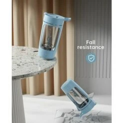 Shaker Elettrico Per Proteine Tritan Da 650 Ml Senza BPA - Piccolo Portatile - Frullatore Elettrico Ricaricabile Tramite USB -Rowenta Negozio 98708613 4