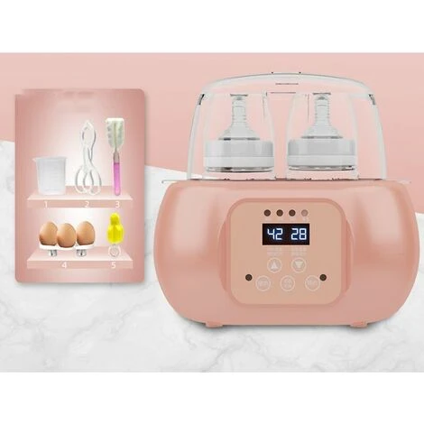 Termostato Due In Uno Scaldalatte Scaldabiberon Isolamento Sterilizzatore Macchina Con Telecomando Cura Della Nutrizione Del Latte Materno (rosa) 2 Termostato Due In Uno Scaldalatte Scaldabiberon Isolamento Sterilizzatore Macchina Con Telecomando Cura Della Nutrizione Del Latte Materno (rosa) - immagine 2