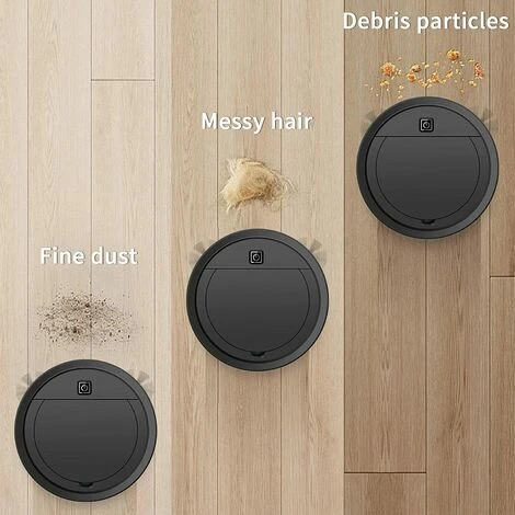Robot Aspirapolvere Per Peli Di Animali Domestici Robot Aspirapolvere Automatico 1200pa, Robot Spazzante E Lavapavimenti Aspirapolvere Robotizzato 1200pa Con Direzione Intelligente A 360 Gradi, Aspi 3 Robot Aspirapolvere Per Peli Di Animali Domestici Robot Aspirapolvere Automatico 1200pa, Robot Spazzante E Lavapavimenti Aspirapolvere Robotizzato 1200pa Con Direzione Intelligente A 360 Gradi, Aspi - immagine 3